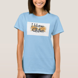 T-shirts Eu responsabilizo o T da menina do glúten