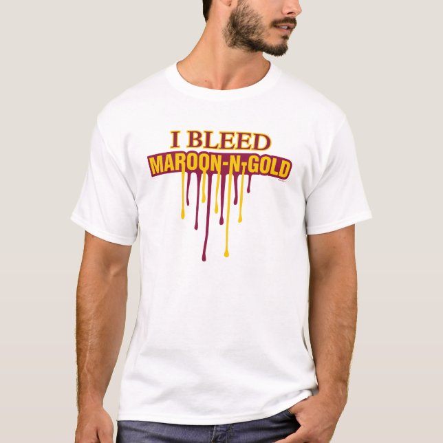 T-shirts Eu Sangro Marrom e Dourado (Frente)