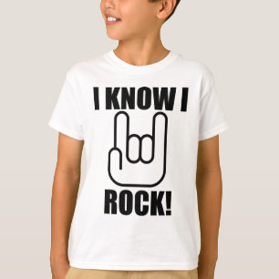 T-shirts Eu sei a rocha de I