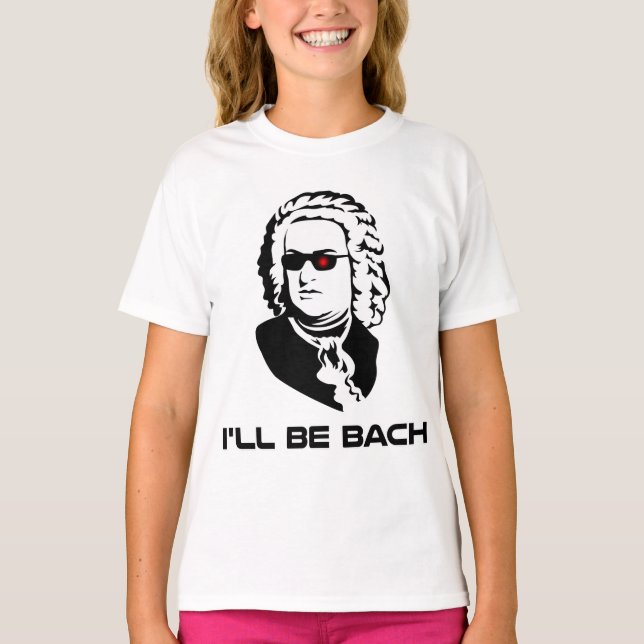 T-shirts Eu serei Johann Sebastian Bach (Frente)