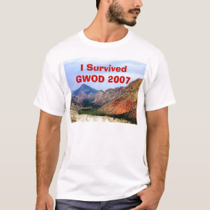 T-shirts Eu sobrevivi a GWOD 2007