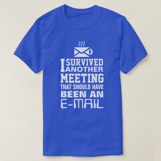 T-shirts Eu sobrevivi a outro encontro (Frente do Design)