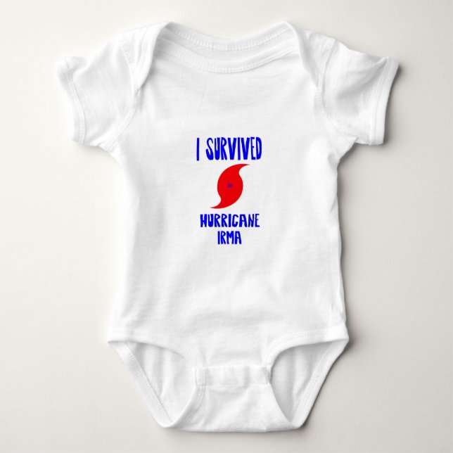 T-shirts Eu Sobrevivi ao Furacão Irma (Frente)