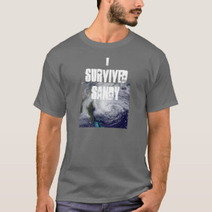T-shirts Eu sobrevivi ao T dos homens de Sandy