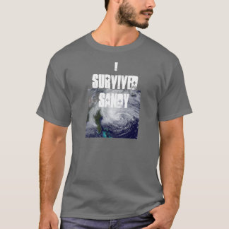 T-shirts Eu sobrevivi ao T dos homens de Sandy