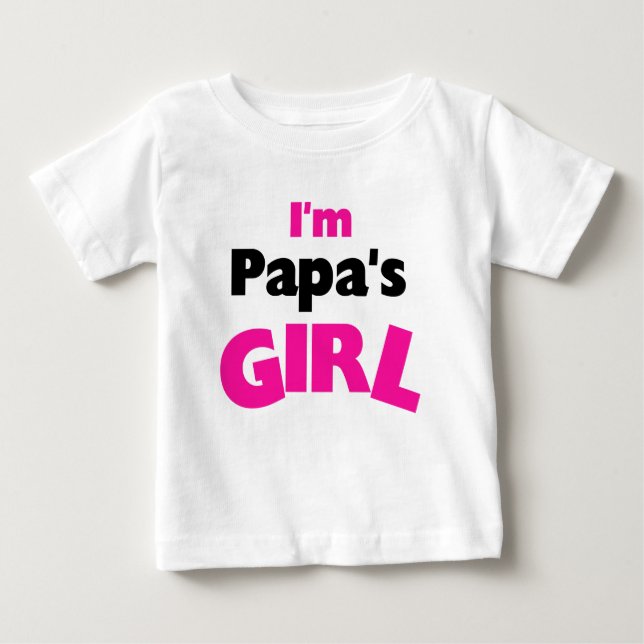 T-shirts Eu sou a garota do papai (Frente)