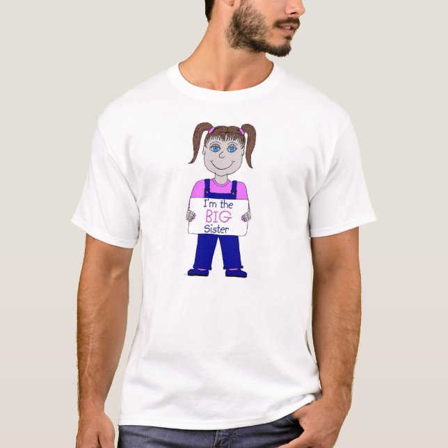 T-shirts "Eu sou a irmã mais velha " (Frente)