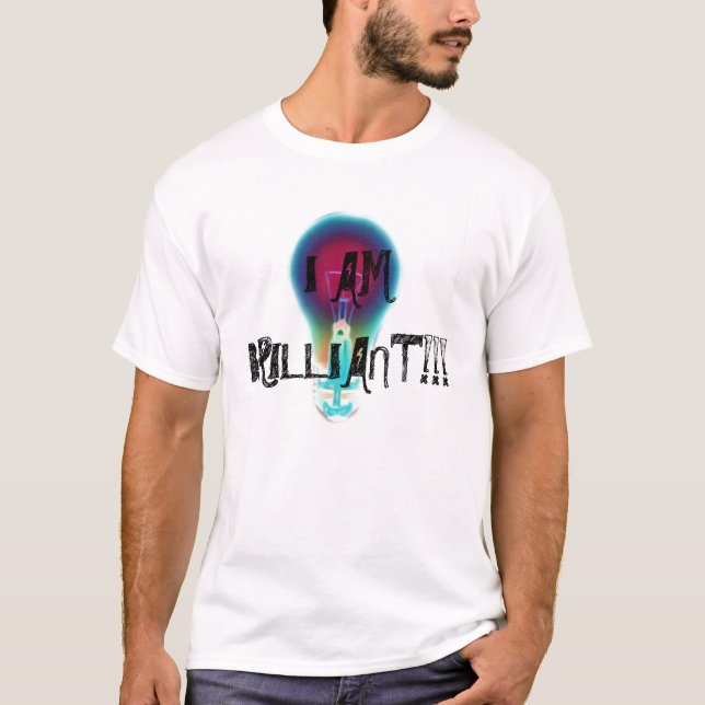 T-SHIRTS EU SOU BRILHANTE!!! (Frente)