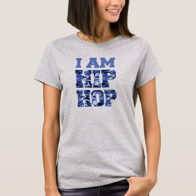 T-shirts Eu sou Camuflagem de HOP HOP Camuflage (Frente)