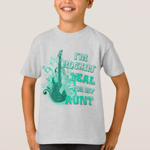 T-shirts Eu sou cerceta de Rockin para minha tia