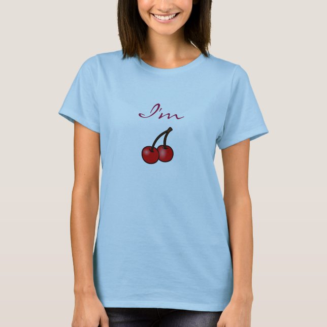 T-shirts Eu sou cereja (Frente)