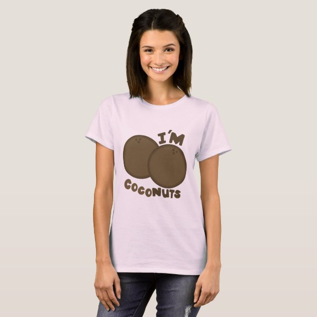 T-shirts Eu sou Cocnut (Frente Completa)