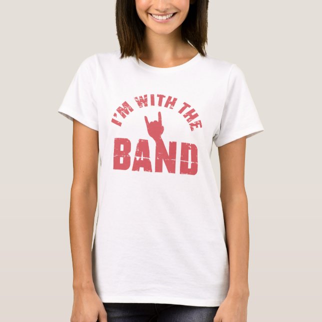T-shirts Eu sou com a banda (Frente)