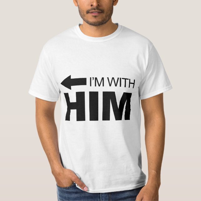 T-shirts Eu sou com ele (saiu) (Frente)