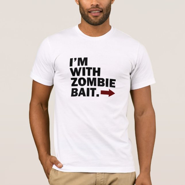 T-shirts Eu sou COM ISCA do ZOMBI (Frente)