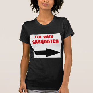 T-shirts Eu sou com sasquatch