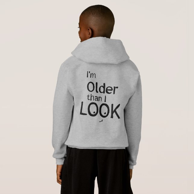 T-shirts Eu sou mais idoso do que eu olho (Parte Traseira Completa)