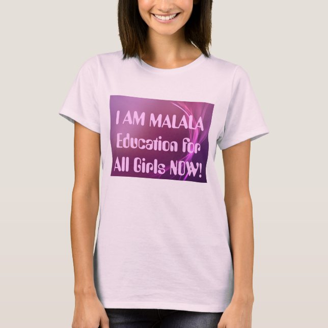 T-shirts Eu sou Malala (Frente)