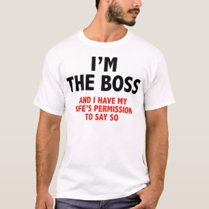 T-shirts Eu sou o chefe
