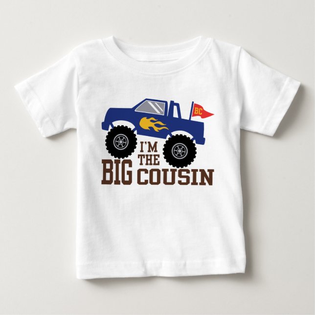 T-shirts Eu sou o grande monstro do primo (Frente)