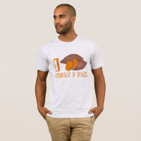 Eu Sou O Que Sou Yam Yams Comida Tee Comida De Bat