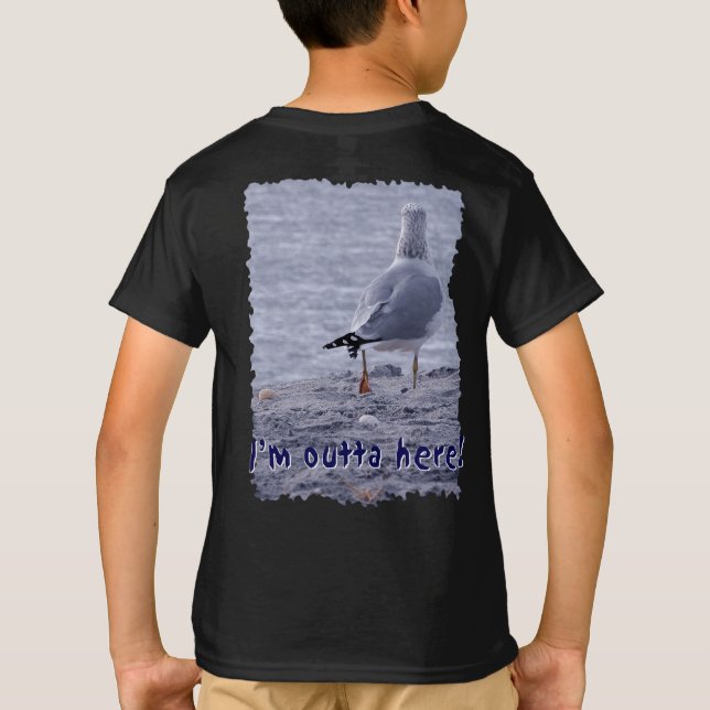 T-shirts Eu sou outta aqui! (Verso)