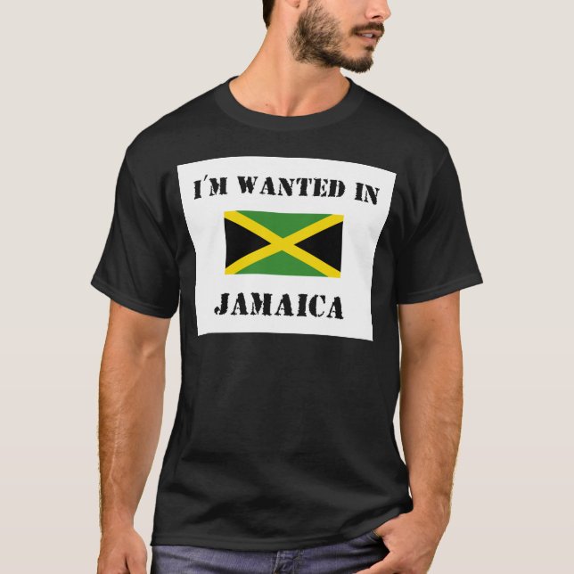 T-shirts Eu sou querido em Jamaica (Frente)