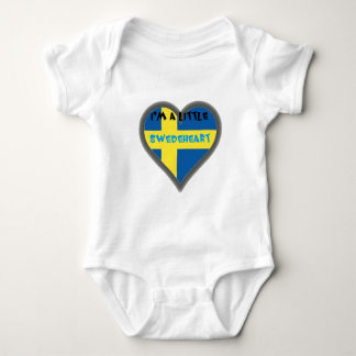 T-shirts Eu sou roupa de um bebê de Lttle Swedeheart