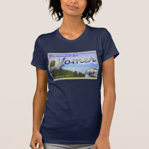 T-shirts Eu sou saudoso para o local