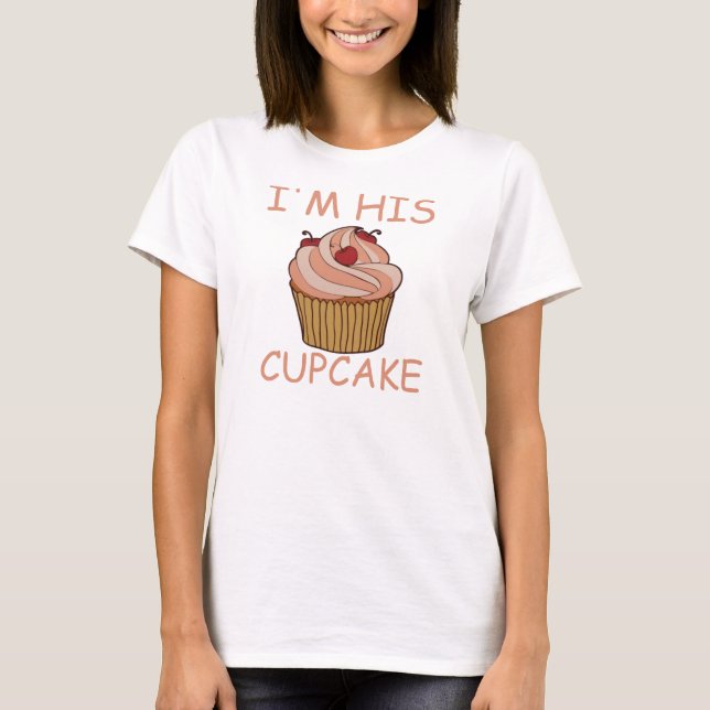 T-shirts Eu sou seu cupcake (Frente)