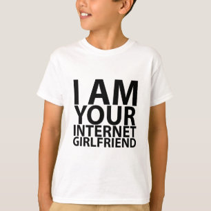 T-shirts eu sou seu namorada tshirts.png do Internet