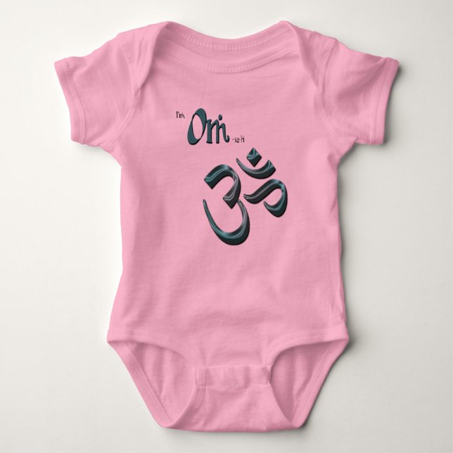 T-shirts Eu sou símbolo símbolo budista/Hindu de Aum de (Frente)