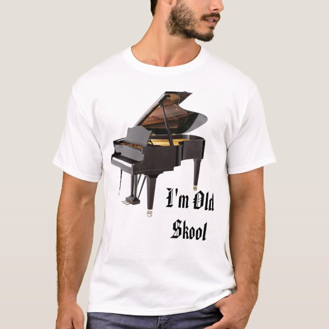 T-shirts Eu sou Skool velho (Frente)