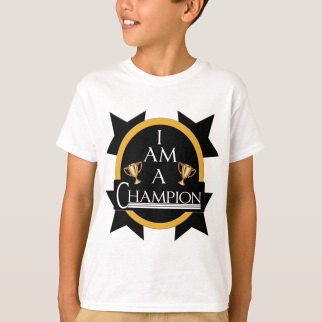 T-SHIRTS EU SOU UM CAMPEÃO (Frente)