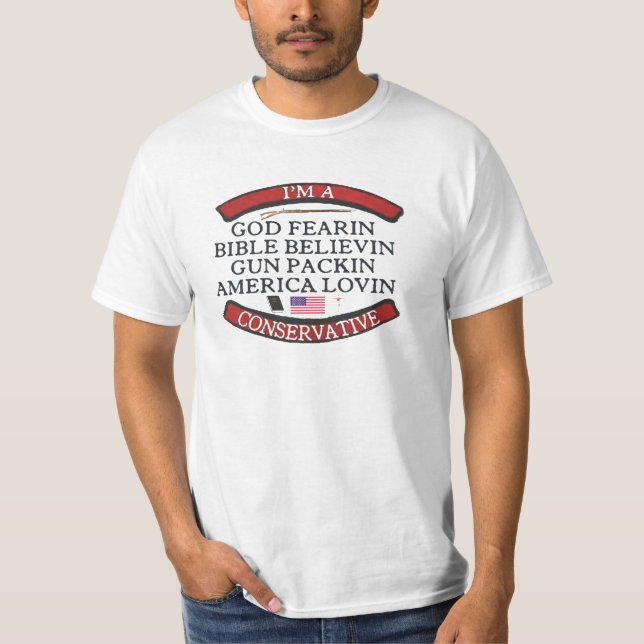 T-shirts Eu sou UM CONSERVADOR (Frente)