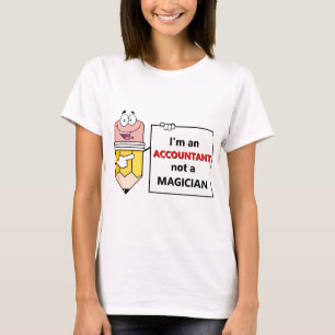 T-shirts Eu sou um CONTADOR não um MÁGICO