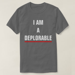 T-SHIRTS EU SOU UM DEPLORÁVEL