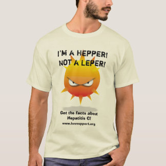T-shirts Eu sou um Hepper! Não um Leper!
