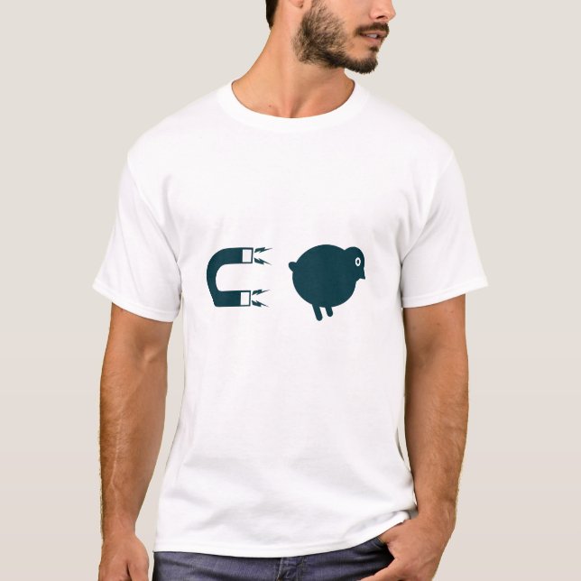 T-shirts Eu sou um ímã do pintinho! (Frente)