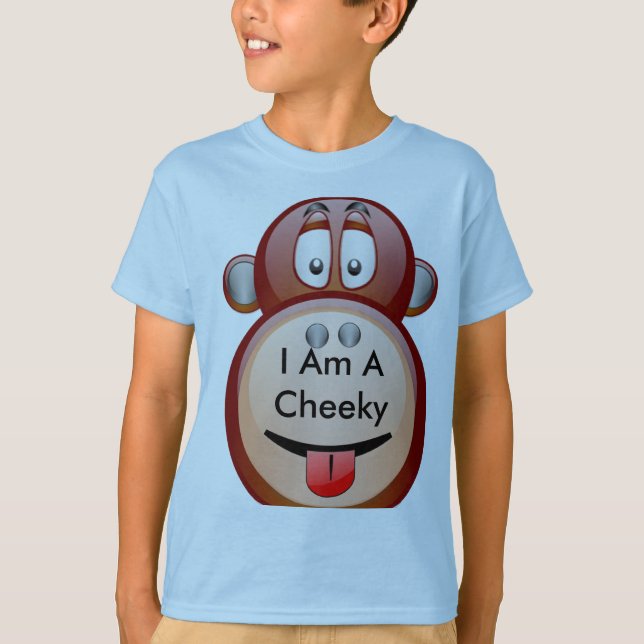 T-shirts Eu sou um macaco insolente (Frente)