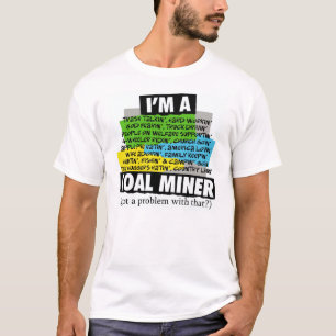 T-shirts Eu sou UM MINEIRO de CARVÃO