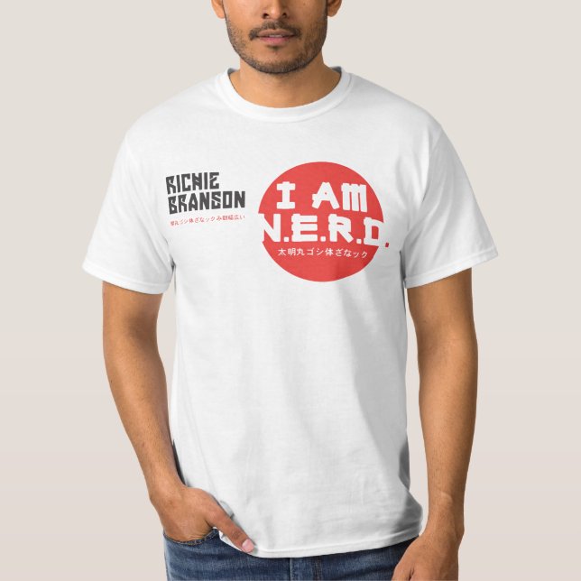 T-shirts eu sou um nerd (Frente)
