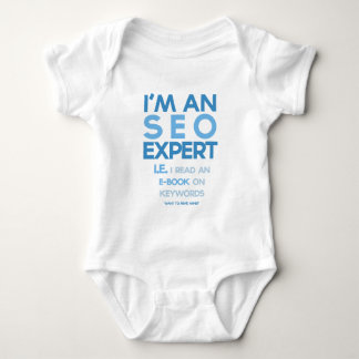 T-shirts "Eu sou um perito de SEO" engraçado
