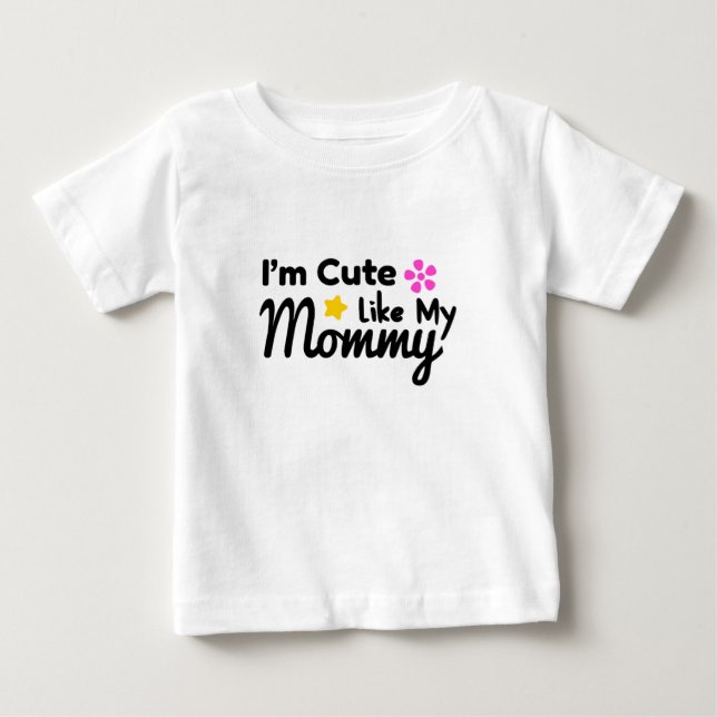 T-shirts Eu sou um Tee Cute Ruffled (Frente)