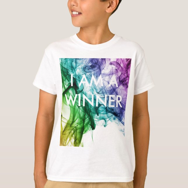 T-SHIRTS EU SOU UM VENCEDOR (Frente)