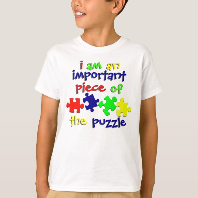 T-shirts Eu sou uma parte importante (Frente)