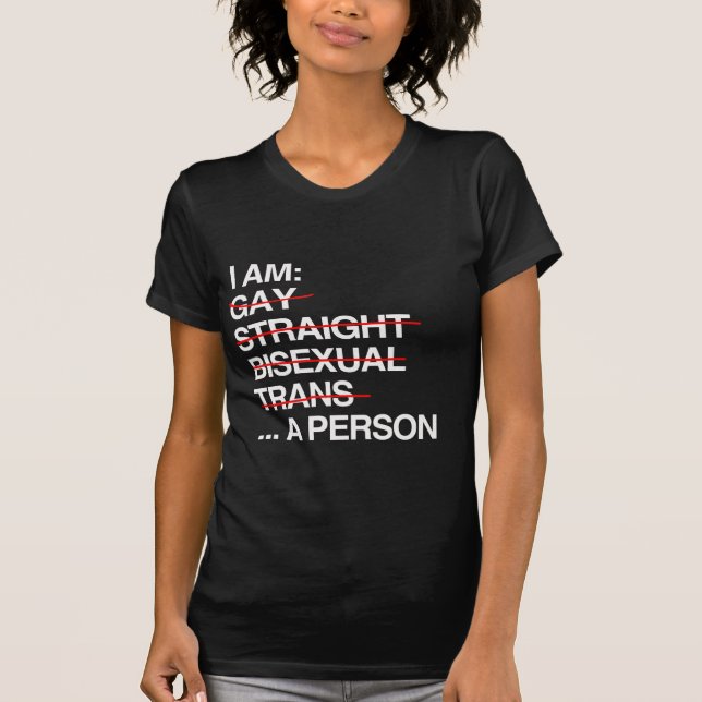 T-SHIRTS EU SOU UMA PESSOA (Frente)