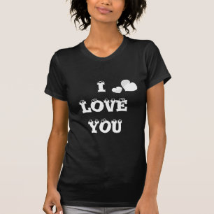 T-SHIRTS EU TE AMO CORAÇÃO