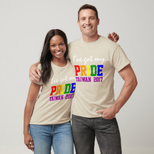 T-shirts Eu tenho o meu Orgulho Casamento gay de Taiwan