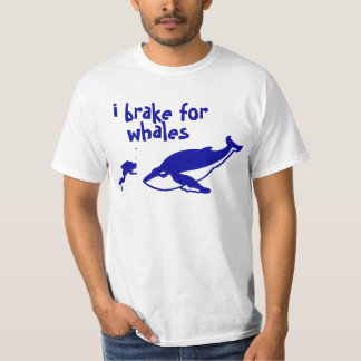 T-shirts eu travo para baleias